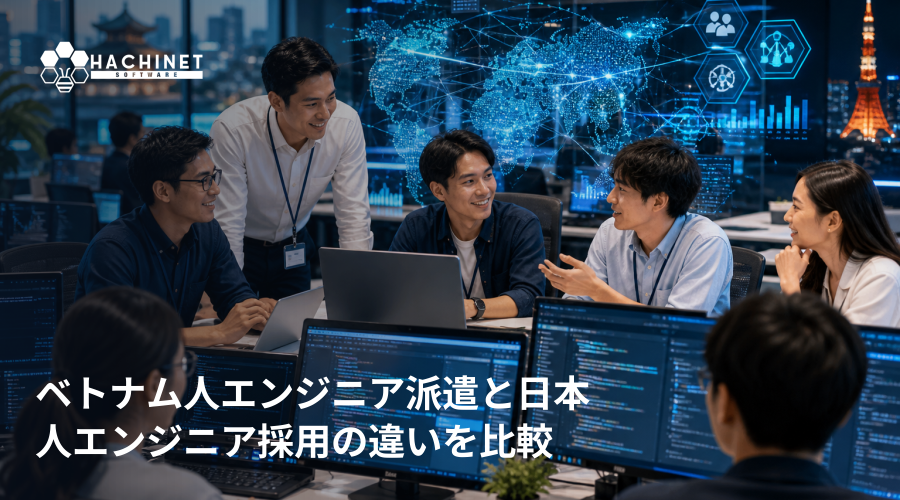 ベトナム人エンジニア派遣と日本人エンジニア採用の違いを比較