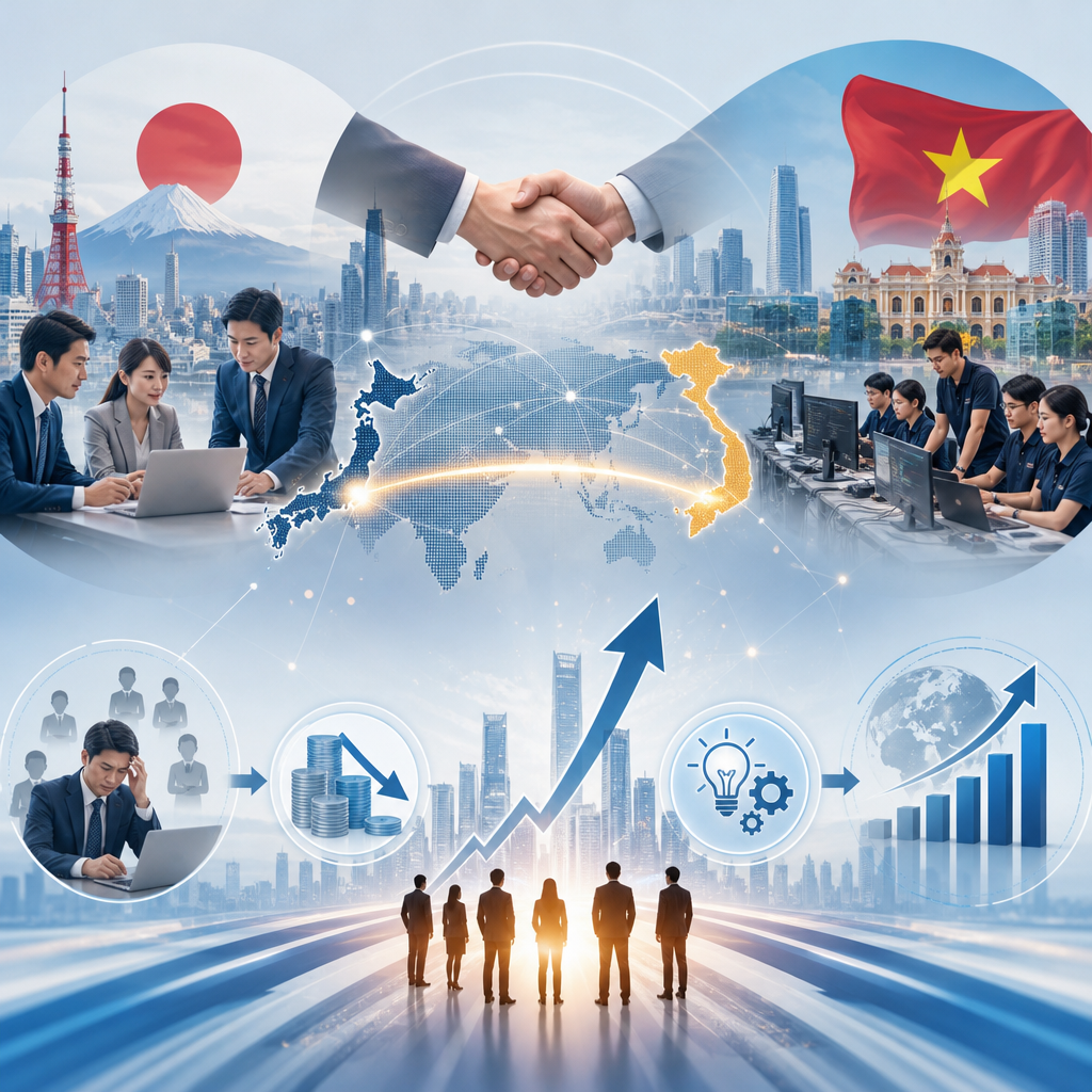 DX推進にベトナムオフショア開発を活用する方法|日本企業の開発リソース不足を解決